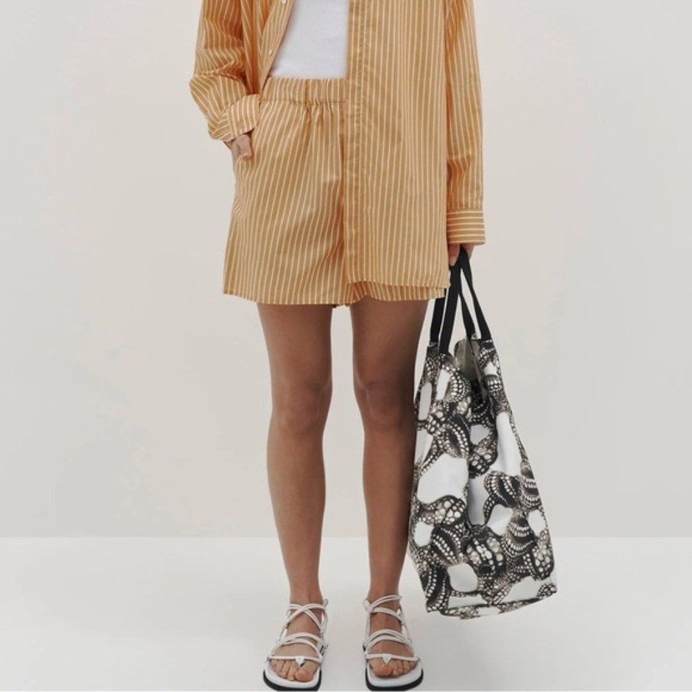 Bassike Textured Stripe Boxer Shorts